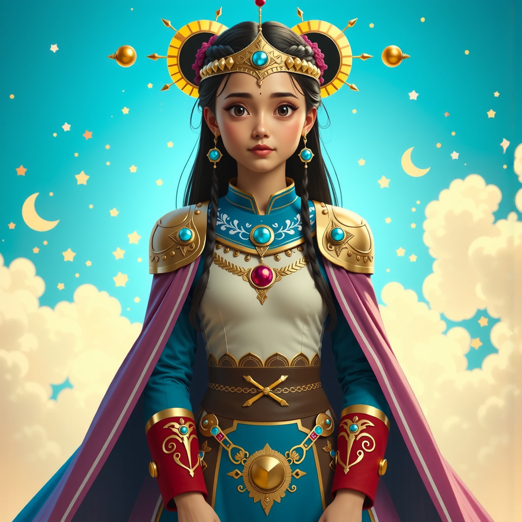 Shuttle Jaguar - Cute girl in medieval armor.