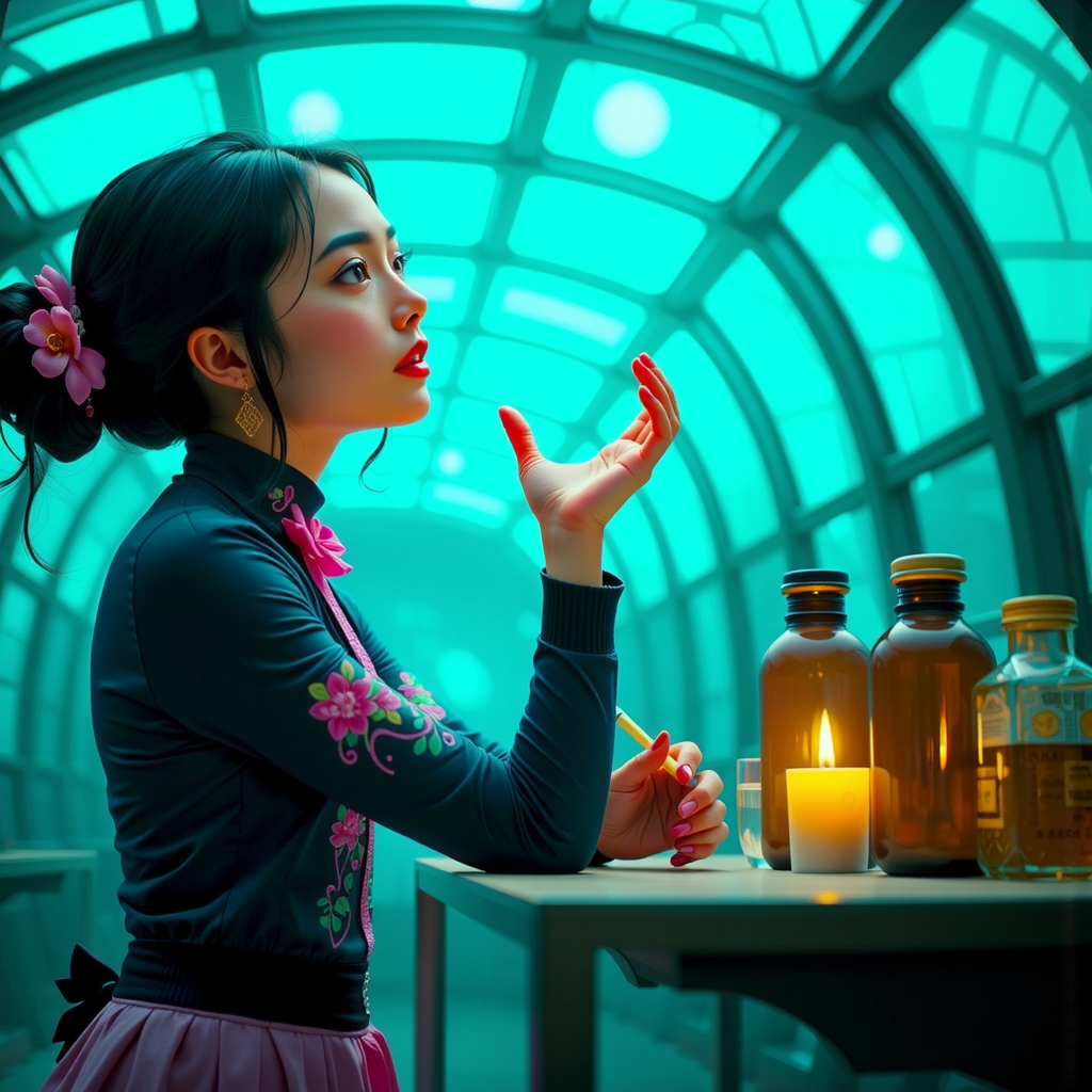 Shuttle Jaguar - A young girl with magical powers.
