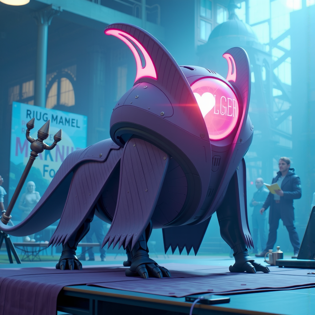 Shuttle Jaguar - Epic mecha mount concept art.