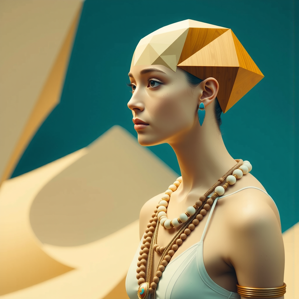 Shuttle Jaguar - Priestess in bohemian inspired attire.