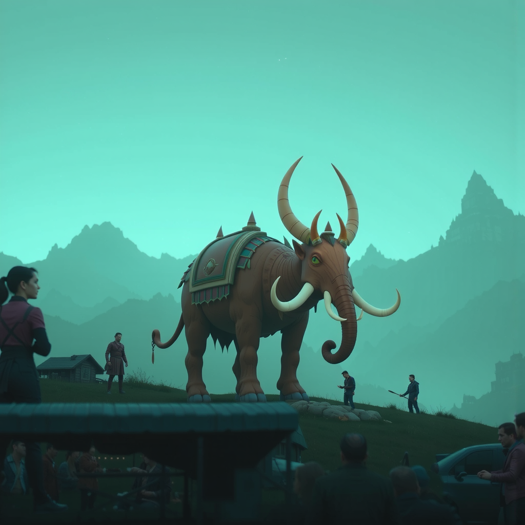Shuttle Jaguar - Epic brown elephant-like mount in WoW.