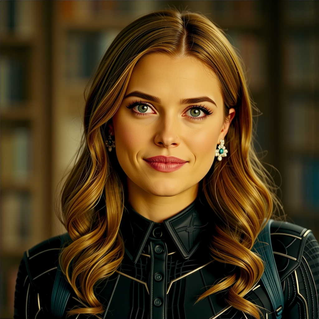 Shuttle Jaguar - Emily Wickersham playing Black Widow