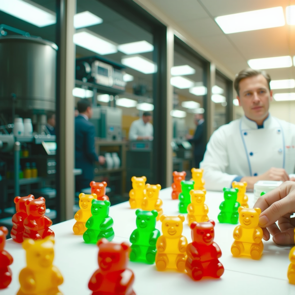 Shuttle Jaguar - Gummy bears being mass produced.