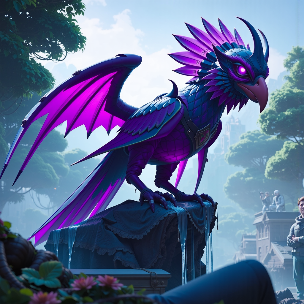 Shuttle Jaguar - Epic purple hawkstrider mount.