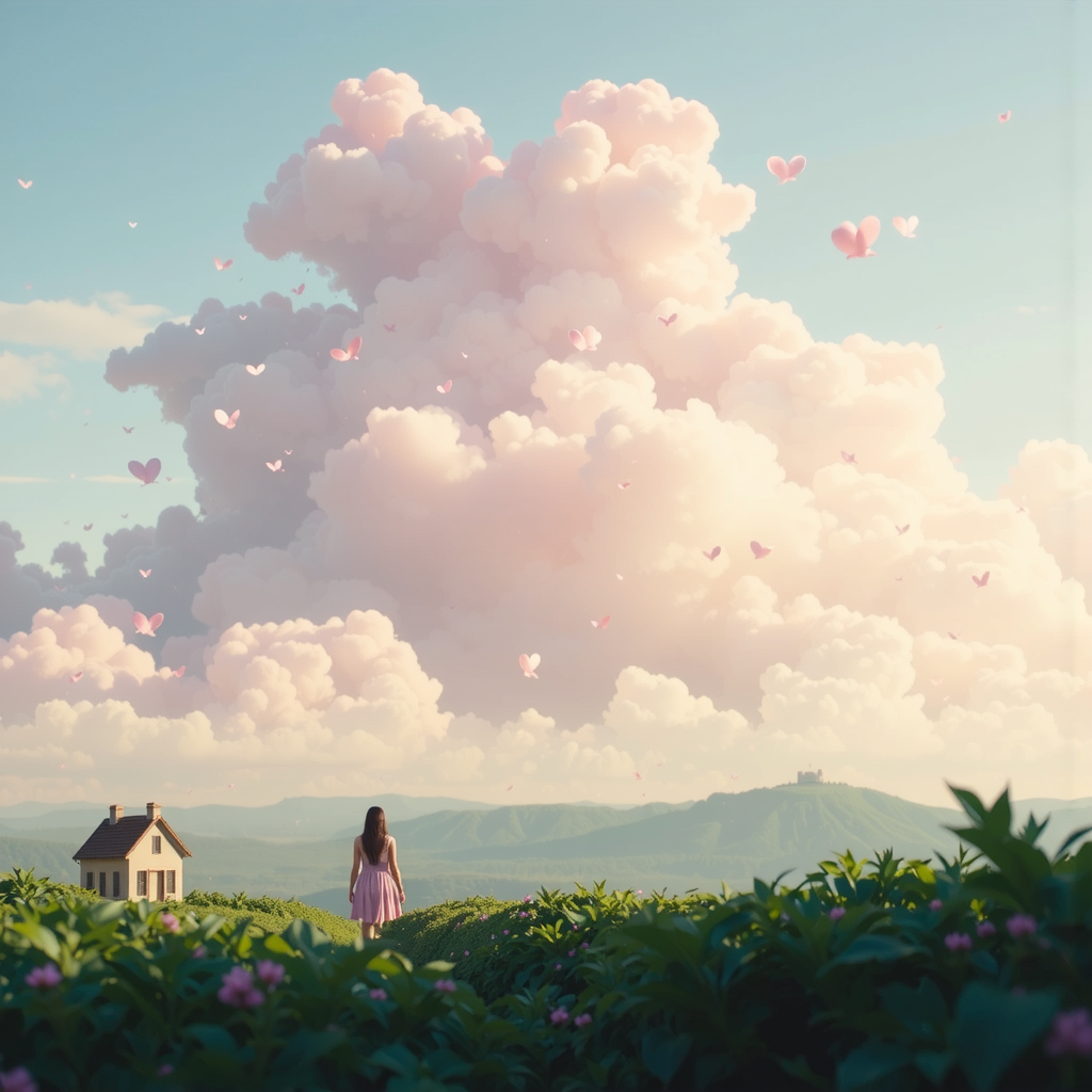 Shuttle Jaguar - render of dreamy beautiful landscape, fantasy dreamy, pink, artger, large scale, details vintage photo hyper realistic ultra realistic photo realistic photography, unreal engine, high detailed, 8 k
