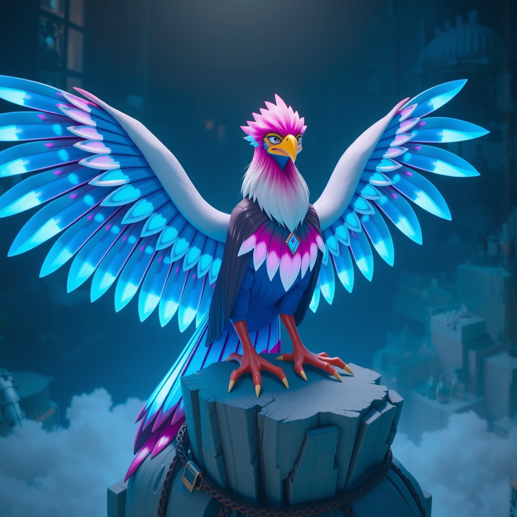 Shuttle Jaguar - A phoenix mount in World of Warcraft.